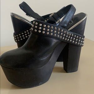 PLATFORM CLOGS // SILVER HARDWARE